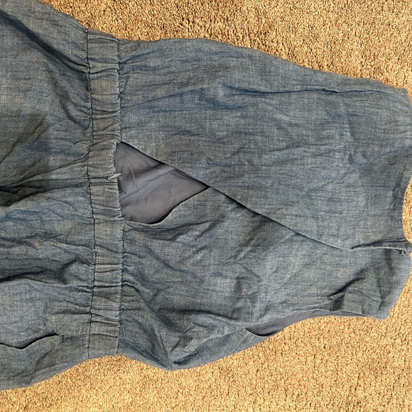 JCrew Wideleg Jean Jumpsuit - 12 - Picture 2 of 3